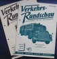 Preview: "Verkehrs-Rundschau" Traffic-Magazine 1950 two issues (7600)